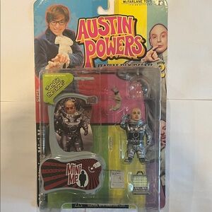 Austin Powers Mini Me Moon Mission Action Figure - Silver Suit